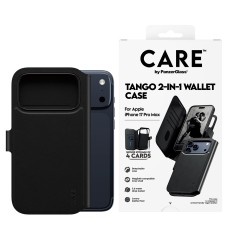 CARE by PanzerGlass Tango Beskyttelsescover Vegansk læder Sort